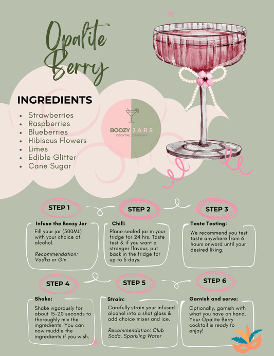 LIMITED TIME - Opalite Berry Cocktail Infusion Kit (500ML)